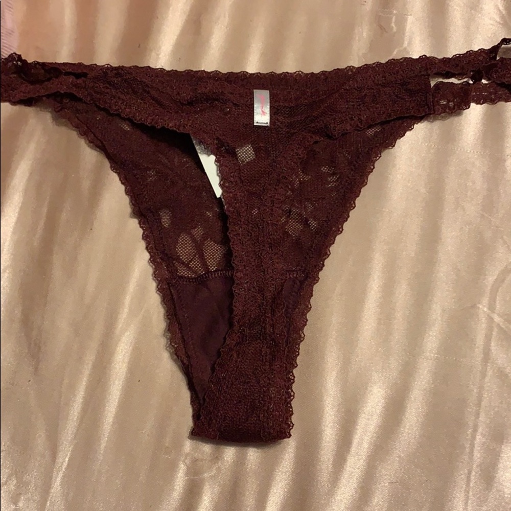 pink victoria secret lace thong - Picture 2 of 3
